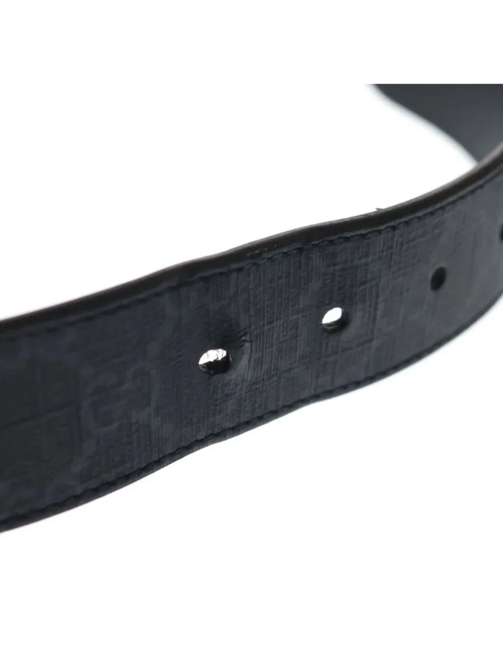 Gucci Interlocking Belt with Detail Black